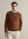 Cotton pullover with weave_0