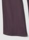 Purple Flared Leggings in Stretch Fabric_8