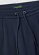 Blue pure cotton shorts with elasticated waist, regular fit_5