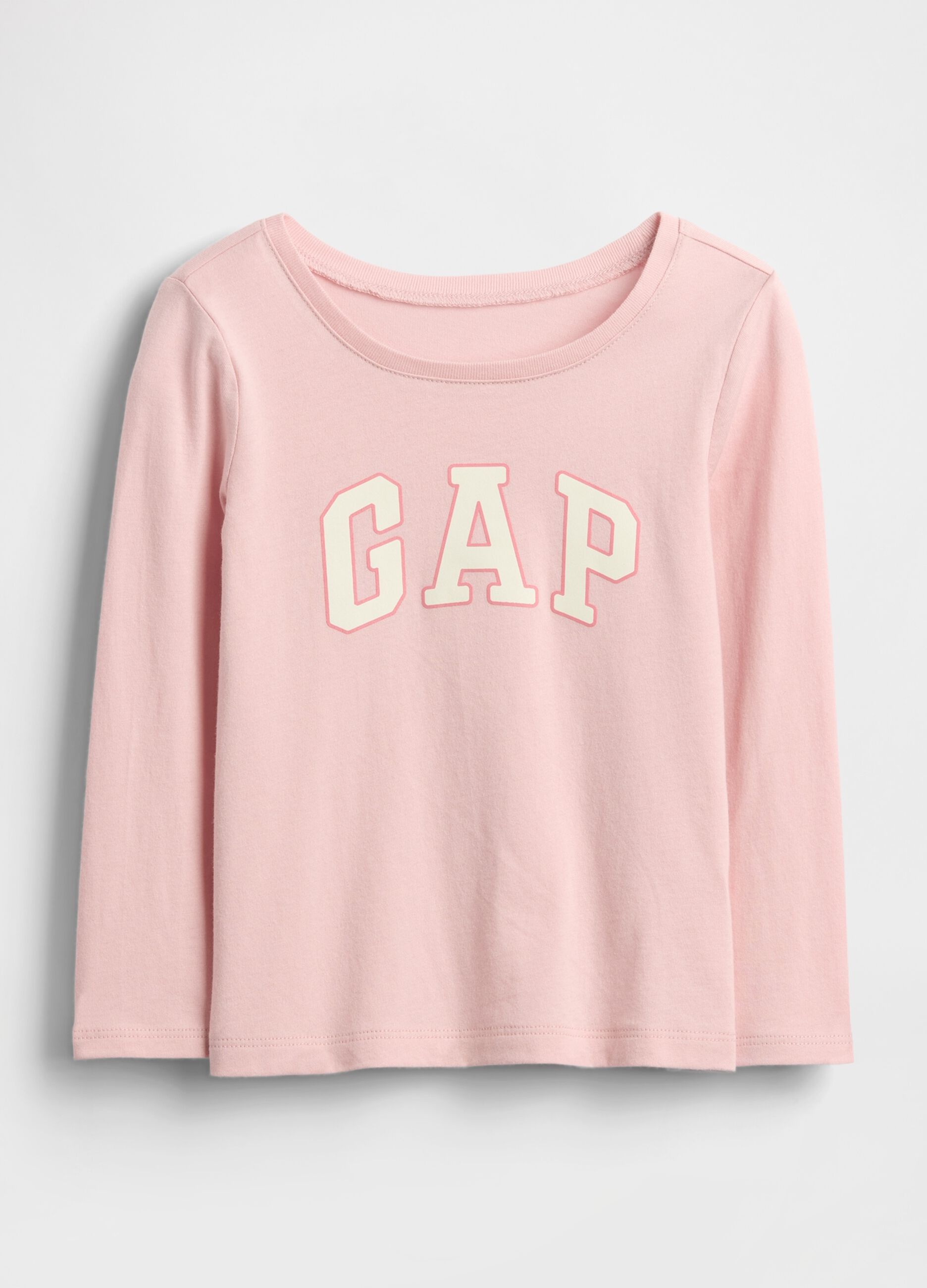 Ροζ Μπλούζα με Μακριά Μανίκια από Βαμβάκι