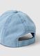Sky blue pure cotton baseball cap for kids with Mickey Mouse_2