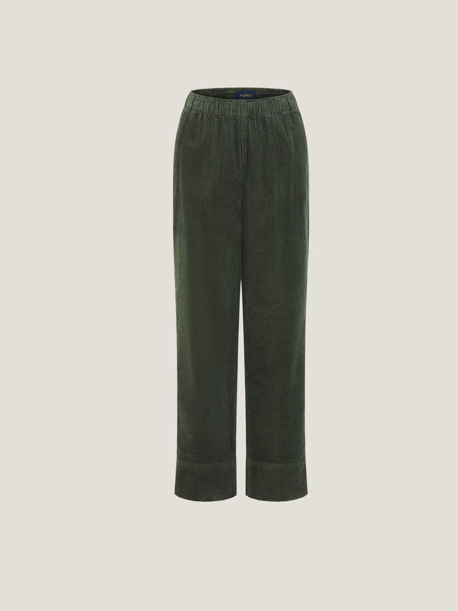 Straight-fit joggers in corduroy_3