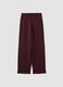 Lila Straight-Fit-Hose aus Baumwollmix_0