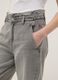 Grey Pure Cotton Baggy Trousers_3