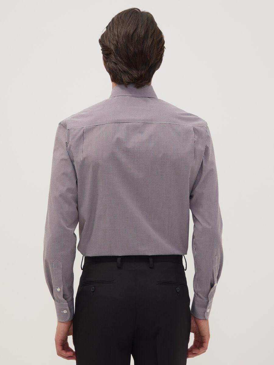 Easy-iron multicolour cotton-blend shirt with button-down collar, regular fit_3
