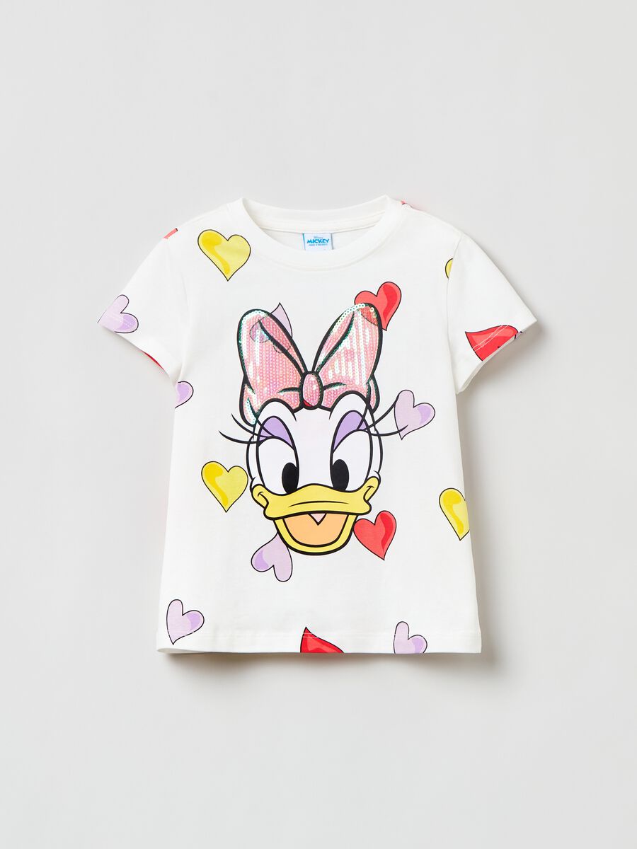 Camiseta con corazones Disney Daisy_0