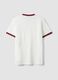T-shirt branca fitted em algod&atilde;o puro com decote redondo_6