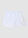 Wei&szlig;e Badeshorts mit Kordelzug_0
