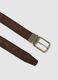 Multicolour reversible genuine leather belt_1