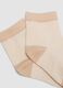 Tripack di calze beige in cotone organico elasticizzato_1