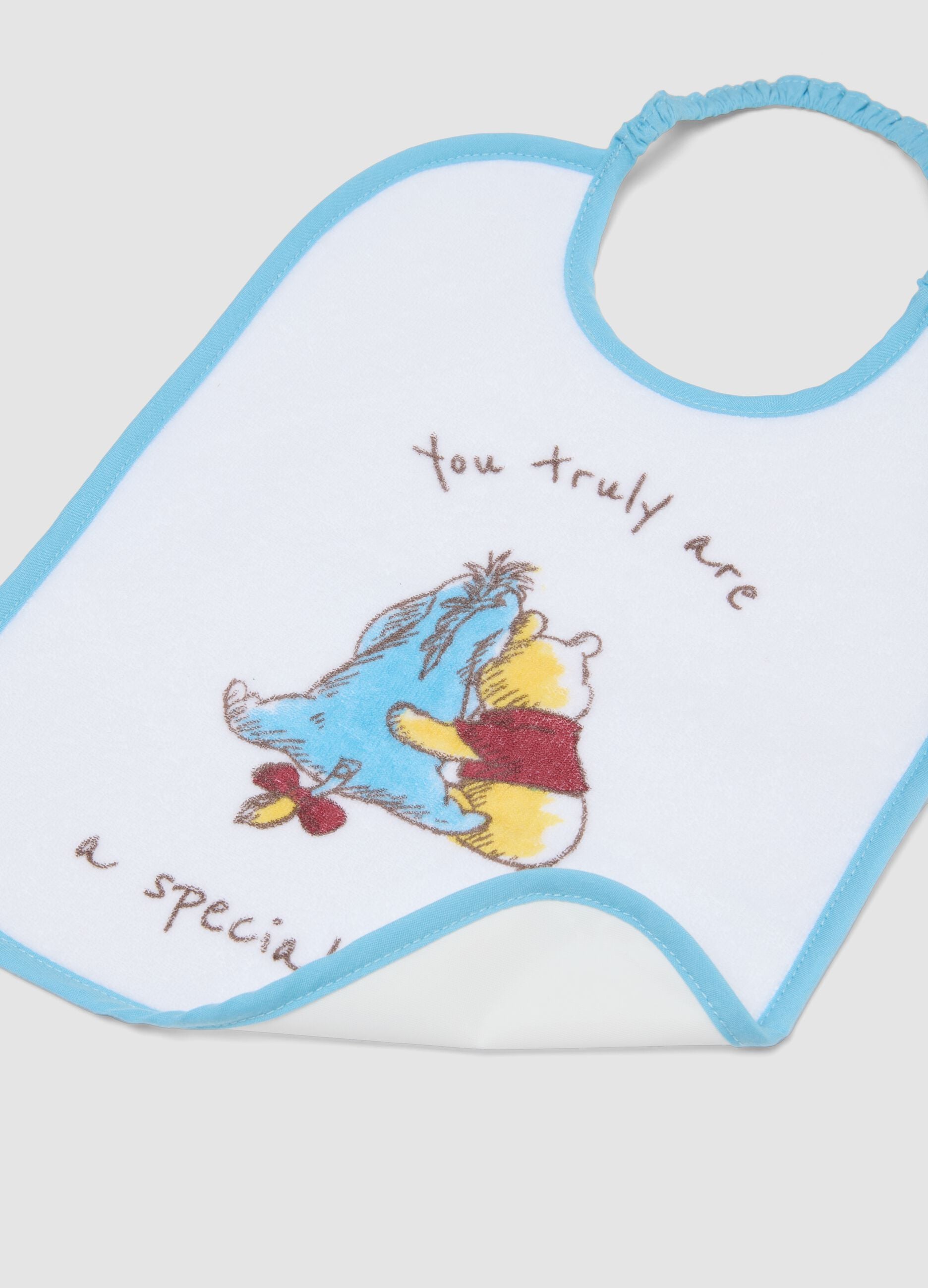 Tripack di bavaglini in misto cotone organico con stampa Winnie The Pooh