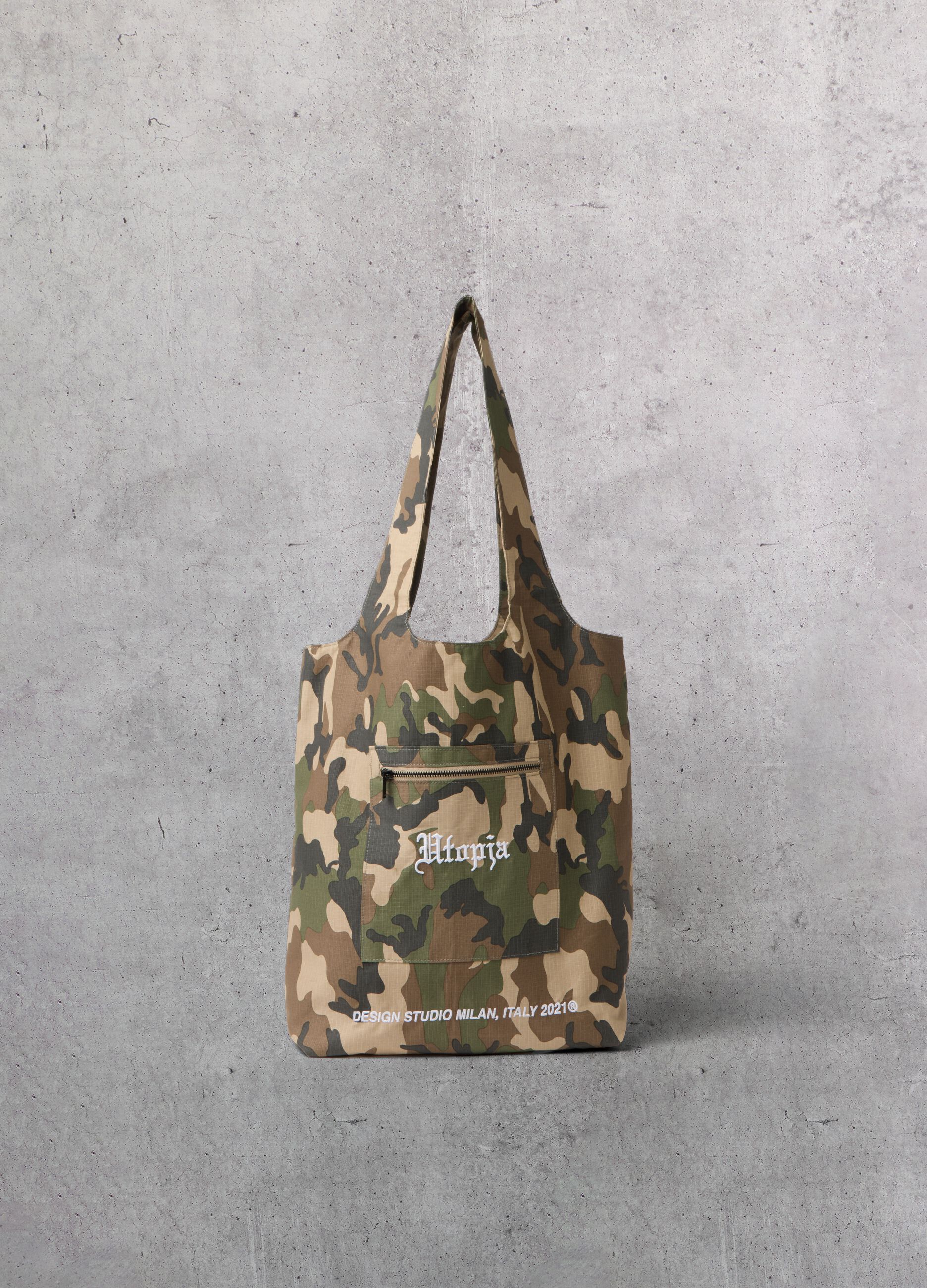 Camo Cargo Tote Bag