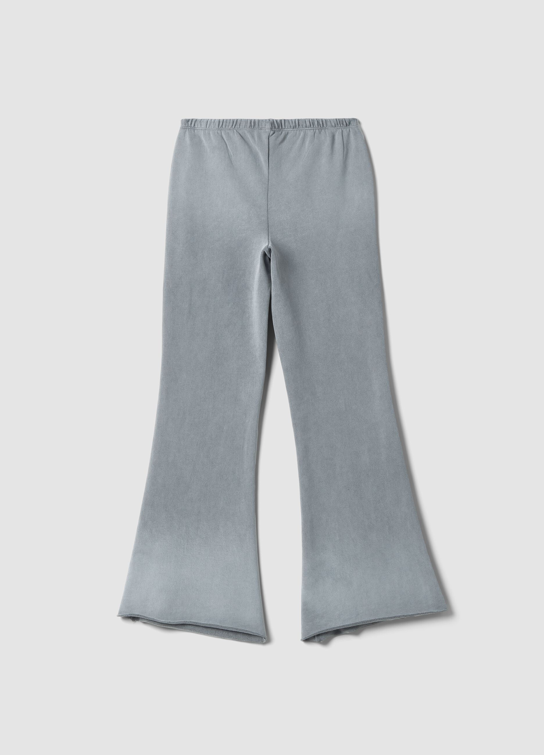 Flared Sweatpants in Vintage Grey