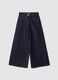 Jeans blu wide leg in misto cotone e lyocell_3