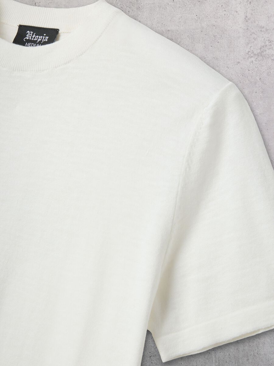 White Knit T-Shirt_7