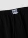 Schwarze sportliche Cargo-Hose mit Kordelzug_5