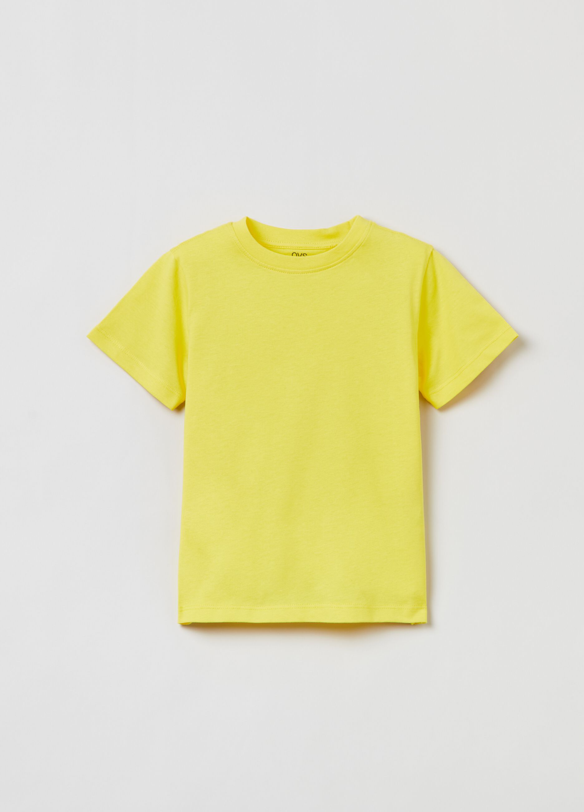 Camiseta Fitness de algodón en color liso.