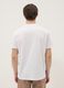 Wei&szlig;es Regular-Fit T-Shirt aus reiner Baumwolle mit kurzen &Auml;rmeln_2