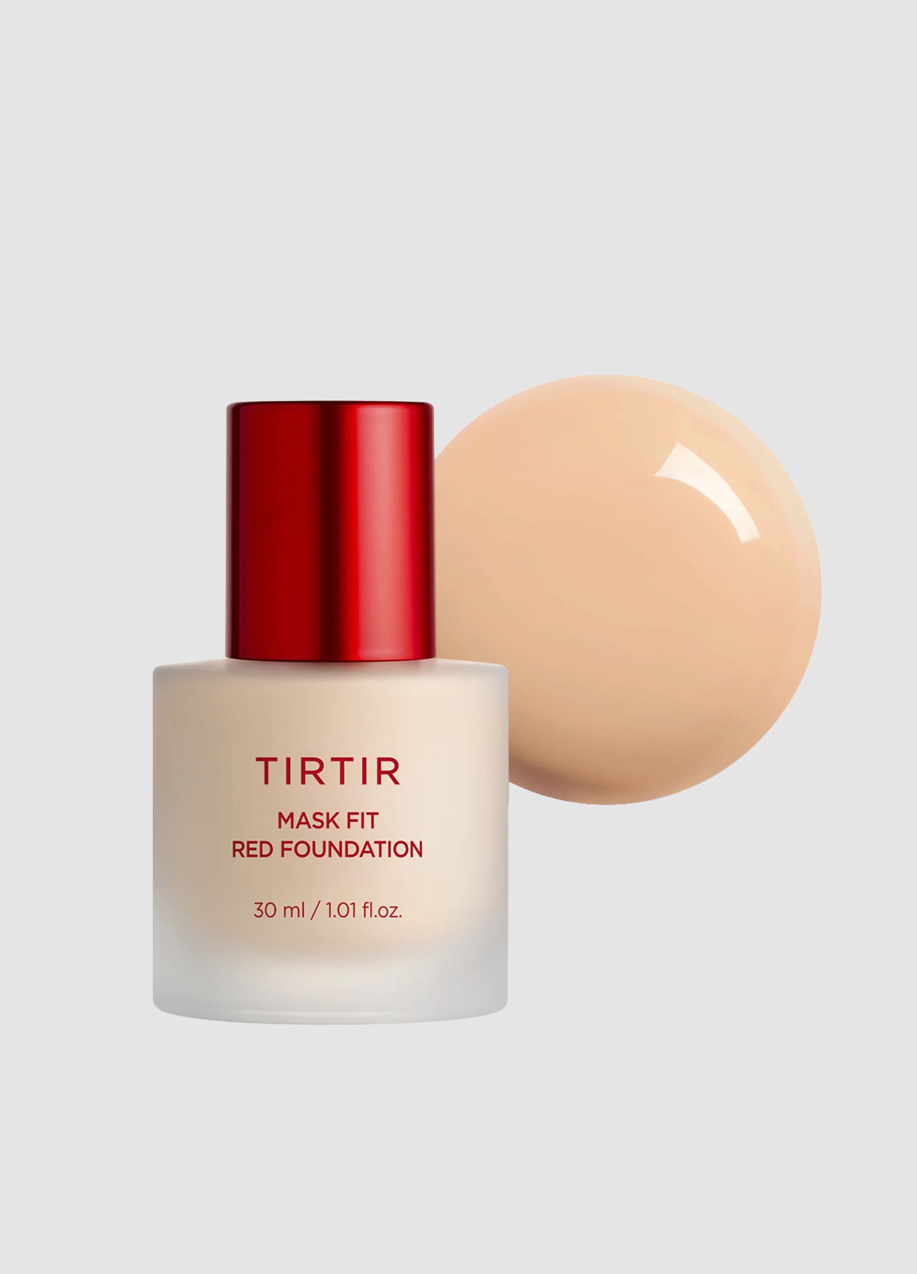 Mask Fit Red Foundation 22N Shell Beige 30 ml - Maquilhagem coreana