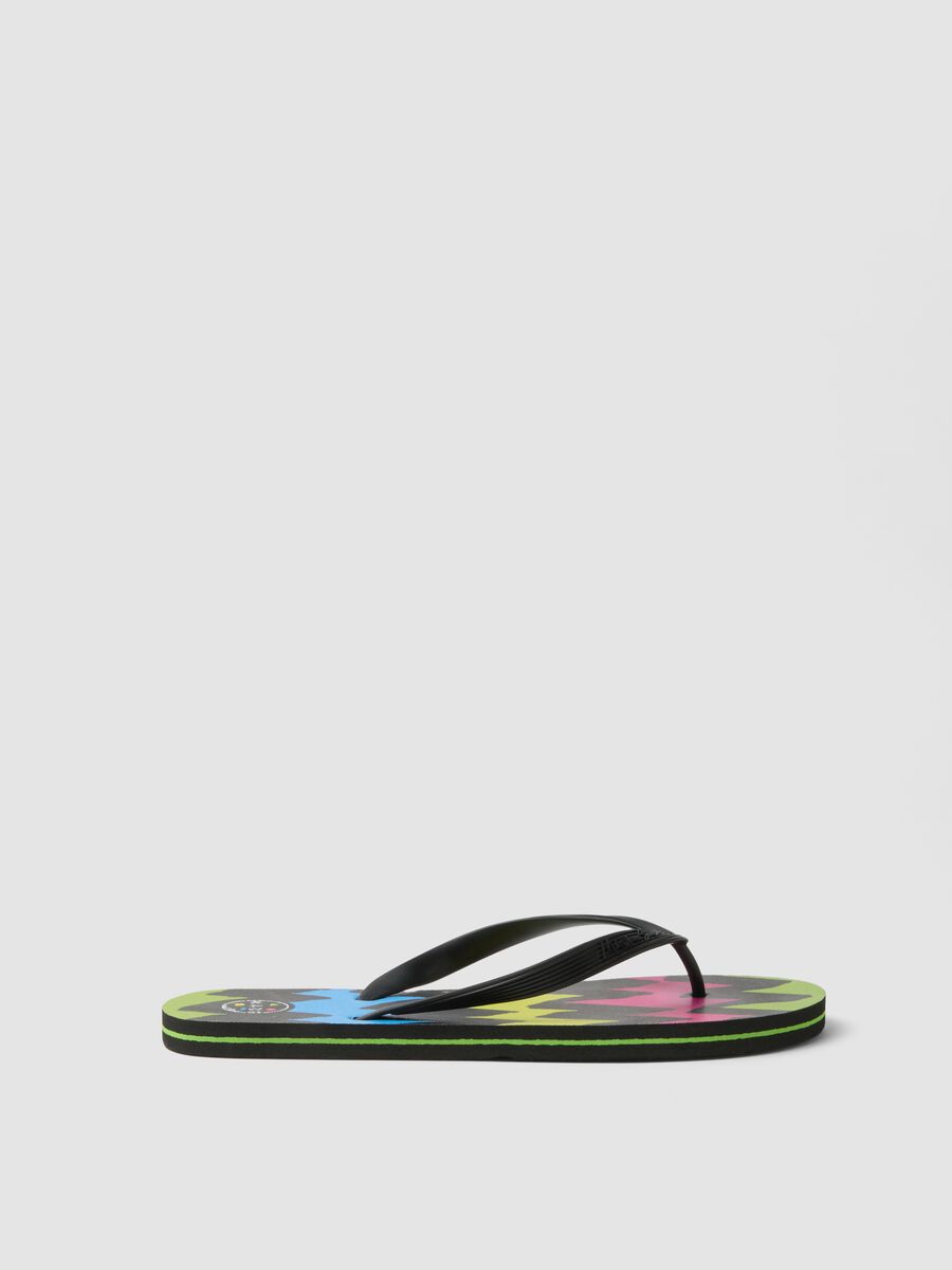 Summer Flip-Flops with Multicolor Pattern_0