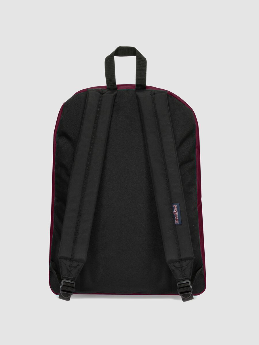 Zaino rosso con tasca frontale_1