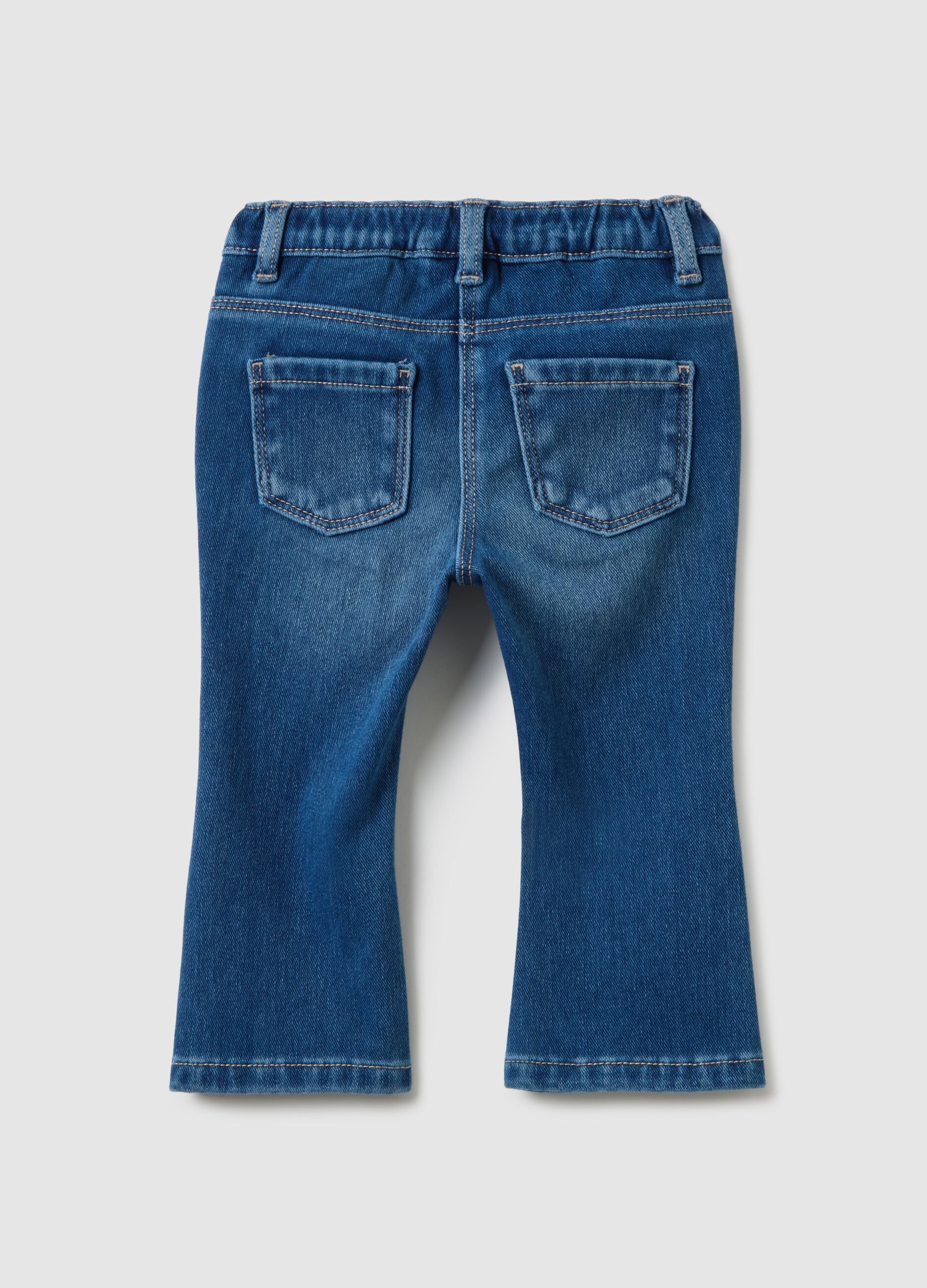 M&auml;dchen Stretch-Jeans Flare Hose