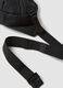 Black water-repellent bum bag with zipped pockets and adjustable belt_2