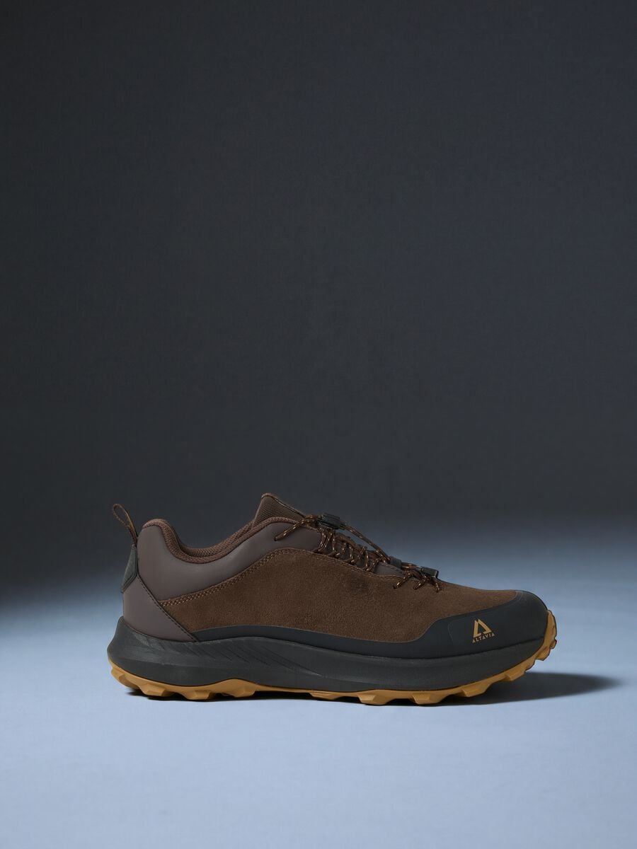 Water-Repellent Genuine Leather Outdoor Shoe ALTAVIA WITH DEBORAH COMPAGNONI_0