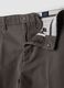 Pantaloni chino grigi in twill di cotone elasticizzato regular tapered fit_6