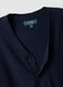 C&aacute;rdigan azul en mezcla de viscosa con cuello pico, corte regular_6