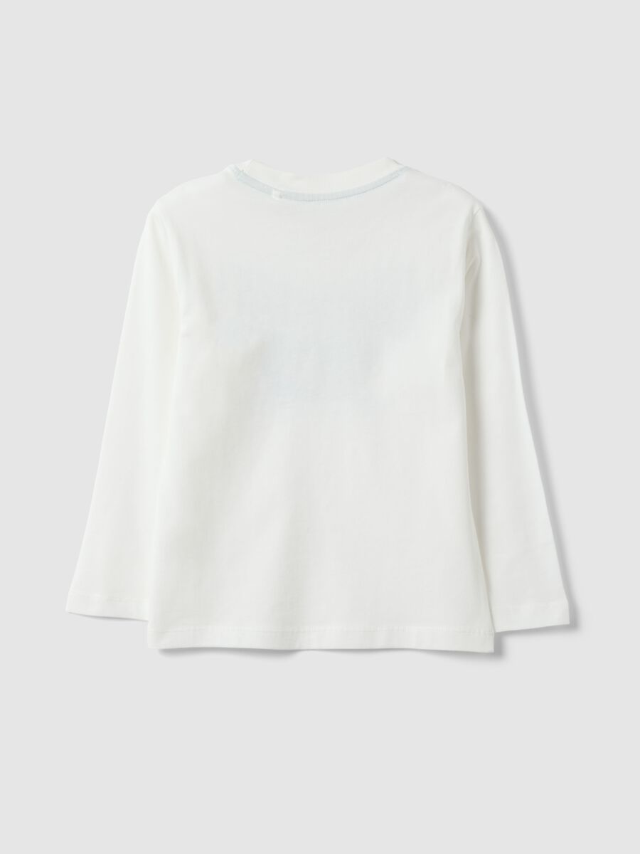 &Lambda;&epsilon;&upsilon;&kappa;ό &pi;&alpha;&iota;&delta;&iota;&kappa;ό T-shirt &alpha;&pi;ό 100% &beta;&alpha;&mu;&beta;ά&kappa;&iota; &mu;&epsilon; &sigma;&tau;ά&mu;&pi;&alpha; &alpha;&upsilon;&tau;&omicron;&kappa;ί&nu;&eta;&tau;&omicron;, &kappa;&alpha;&nu;&omicron;&nu;&iota;&kappa;ή &epsilon;&phi;&alpha;&rho;&mu;&omicron;&gamma;ή_1