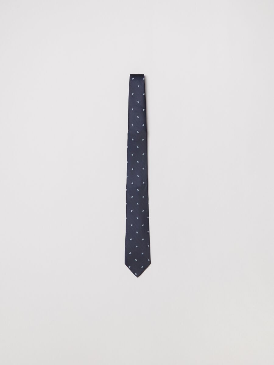 Tie with paisley motif_0