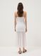 White midi dress in stretch fabric_2