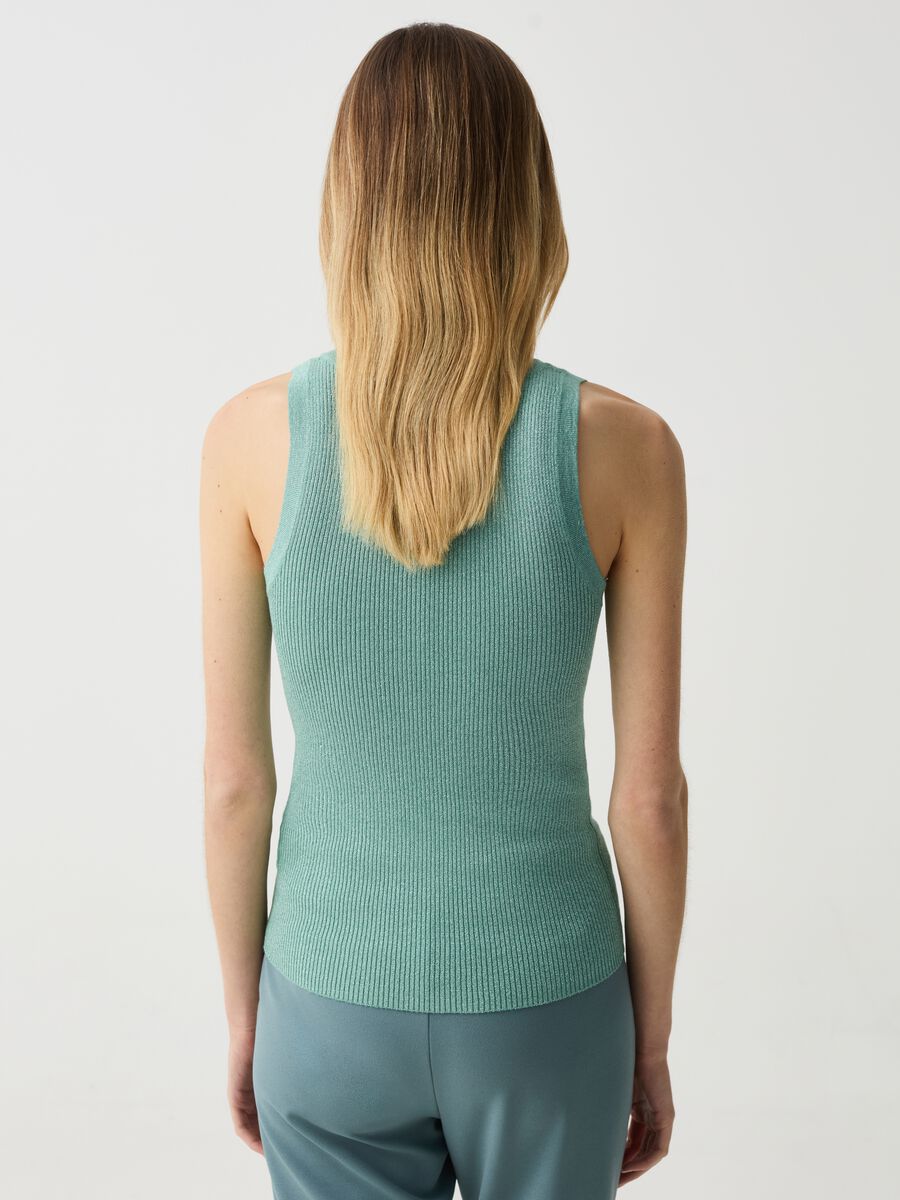 Ribbed tank top with lurex_2