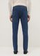Blue cotton stretch skinny fit trousers_2