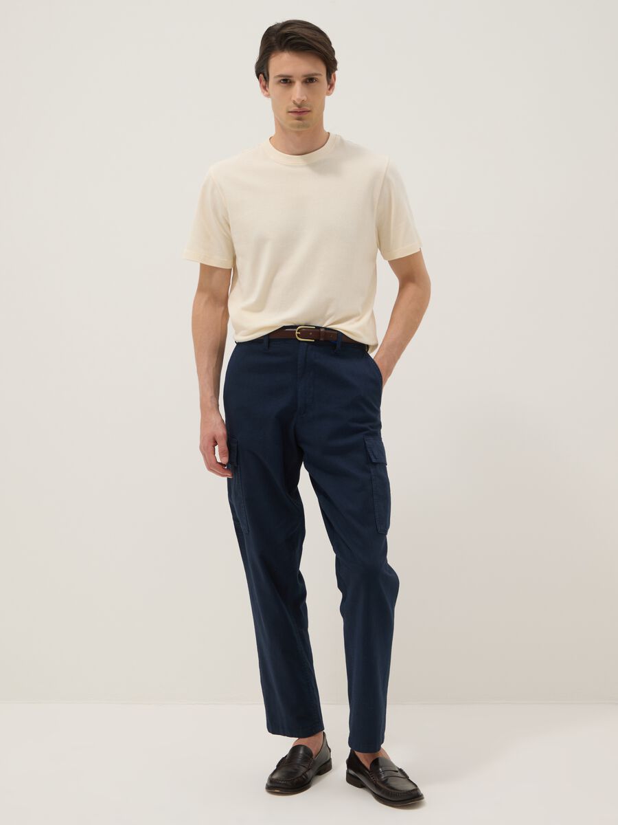 White short-sleeve pure cotton T-shirt_2