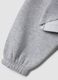 Sweatshirt cropped cinzenta em mistura de algod&atilde;o_2