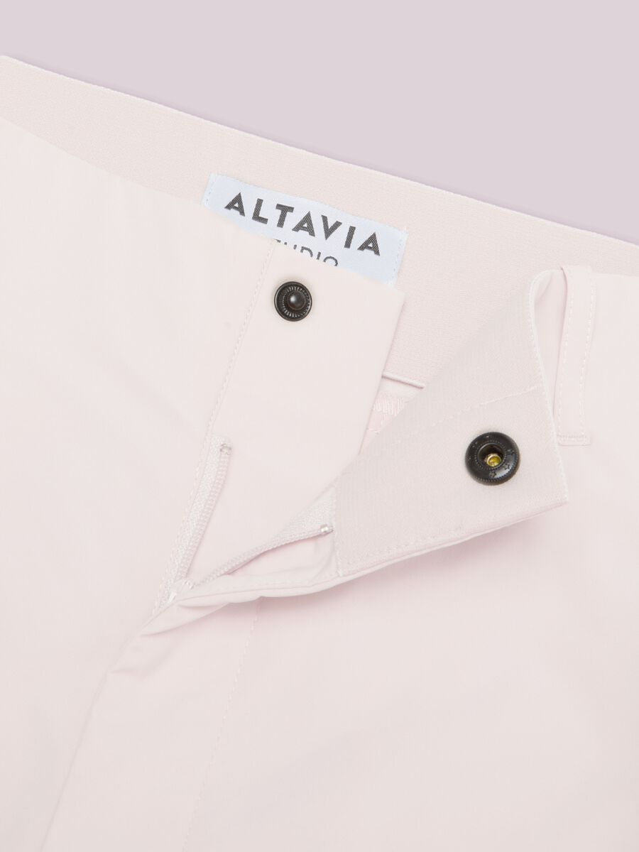 Straight Trousers in Technical Fabric ALTAVIA STUDIO_7