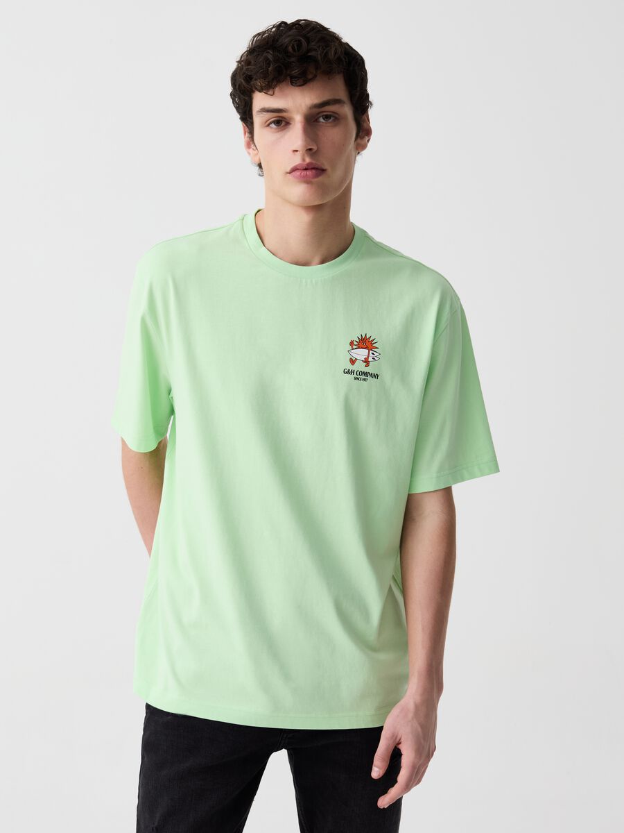 Camiseta de algodón con estampado surf_1