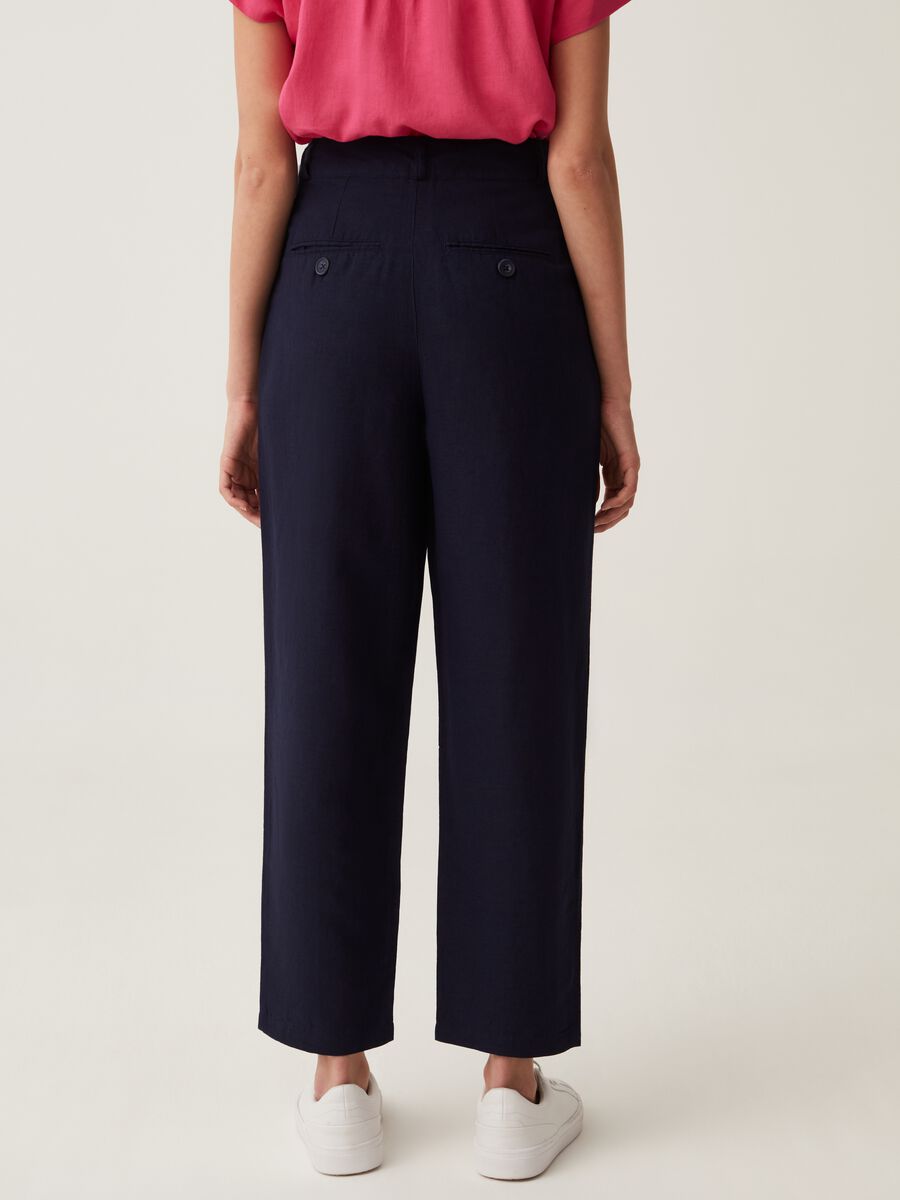High-rise linen and viscose trousers_2
