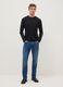 Slim fit blue denim jeans_1
