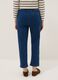 Blue Stretch Cotton Denim Trousers Regular Fit_2