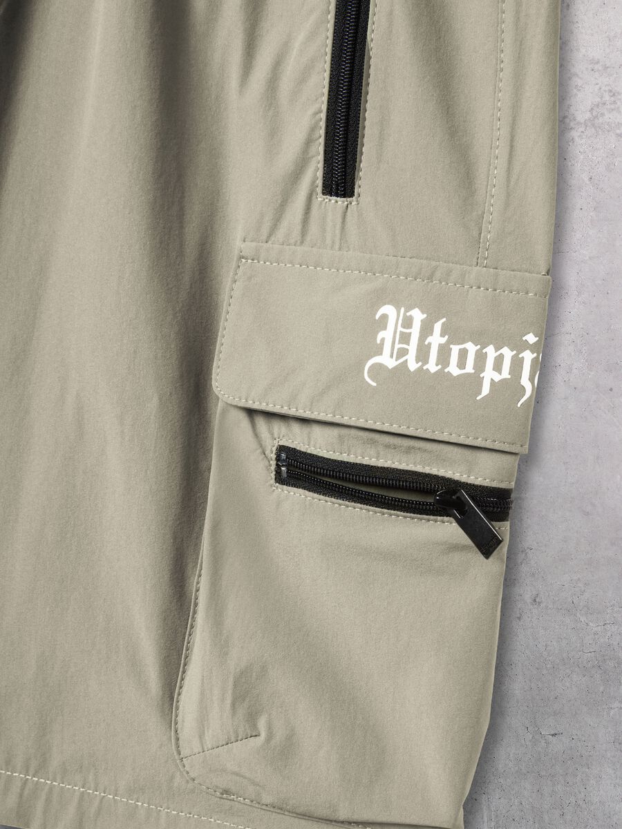 Kombat Active Cargo Shorts Military Green_6