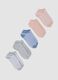 5er-Pack rosa Socken aus Bio-Baumwolle_0