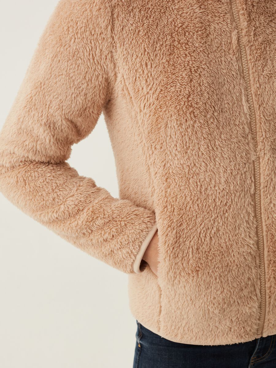 Teddy full-zip with high neck_3