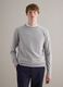 Maglione girocollo in puro cotone grigio regular fit_2