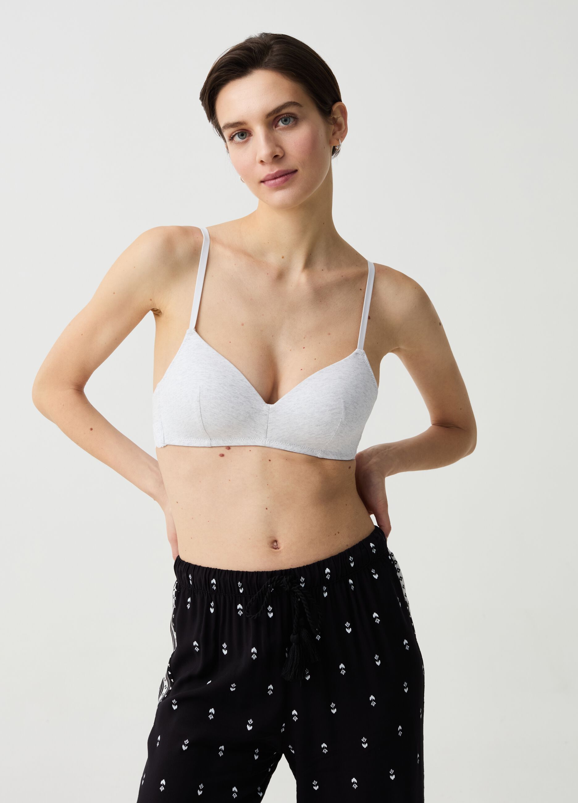 Nicole bra in stretch organic cotton