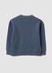 Grey oversized pure cotton hoodie with print and kangaroo pocket for boys_1