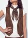 Brown stretch studded waistcoat, regular fit_2