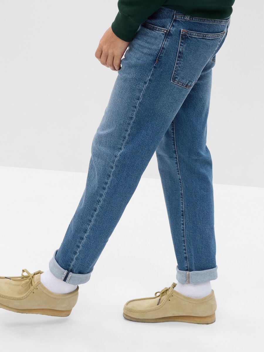 Jeans straight fit a vita media_2